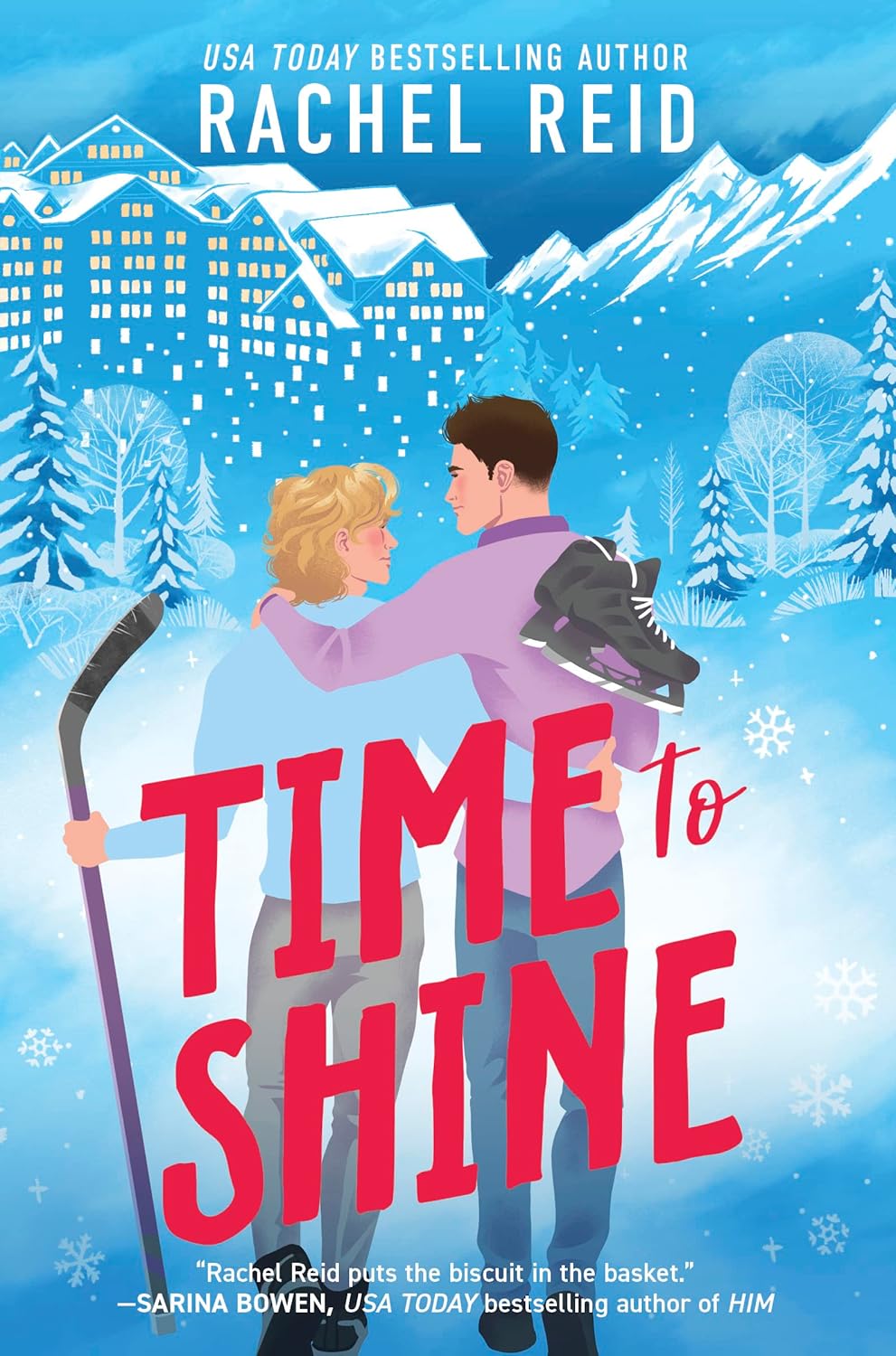 Time to Shine: A Spicy Bisexual Hockey Romance by Rachel Reid