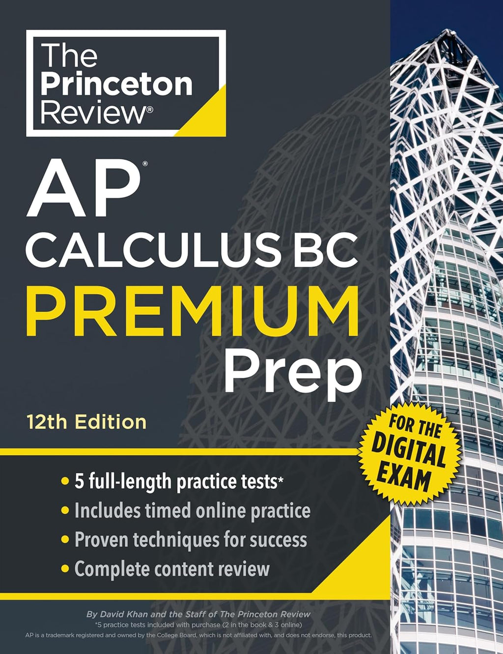 Princeton Review AP Calculus BC Premium Prep, 12th Edition: 5 Practice Tests + Digital Practice Online + Content Review (College Test Preparation) by The Princeton Review