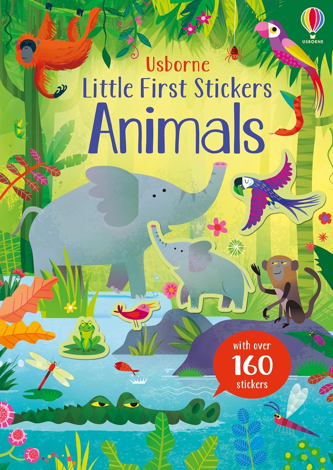 Little First Stickers Animals: A Sticker Book About Wild Animals and Vibrant Scenes for Children (Ages 3-5) by Kristie Pickersgill