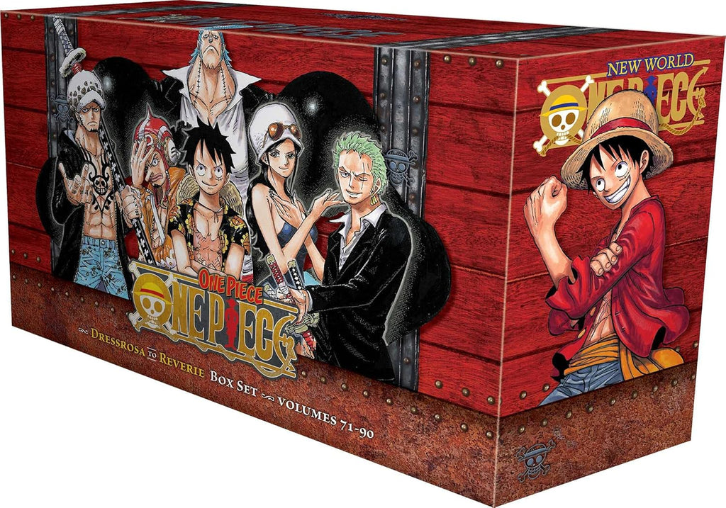 One Piece Box Set 4: Dressrosa to Reverie: Volumes 71-90 with Premium by Eiichiro Oda