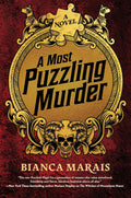 A Most Puzzling Murder: A quirky, humorous locked room murder mystery with riddles and puzzles for the reader to solve by Bianca Marais