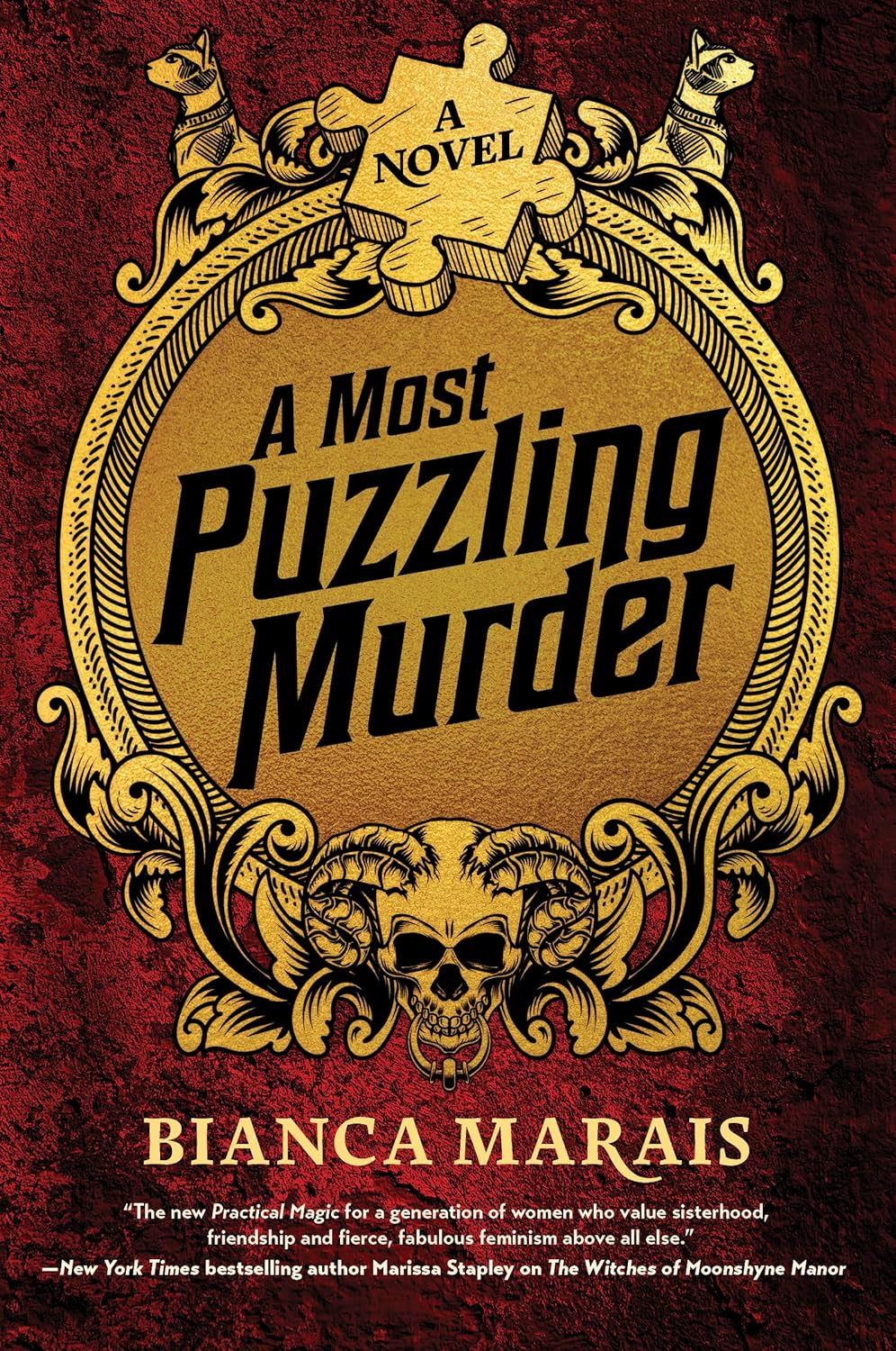 A Most Puzzling Murder: A quirky, humorous locked room murder mystery with riddles and puzzles for the reader to solve by Bianca Marais