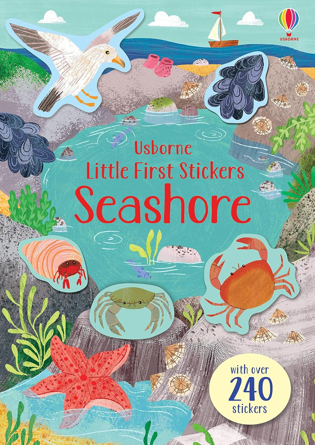 Little First Stickers Seashore: A Fun Beach Activity Book About Sea Creatures and Sandy Scenes for Children (Ages 3-5) by Jessica Greenwell
