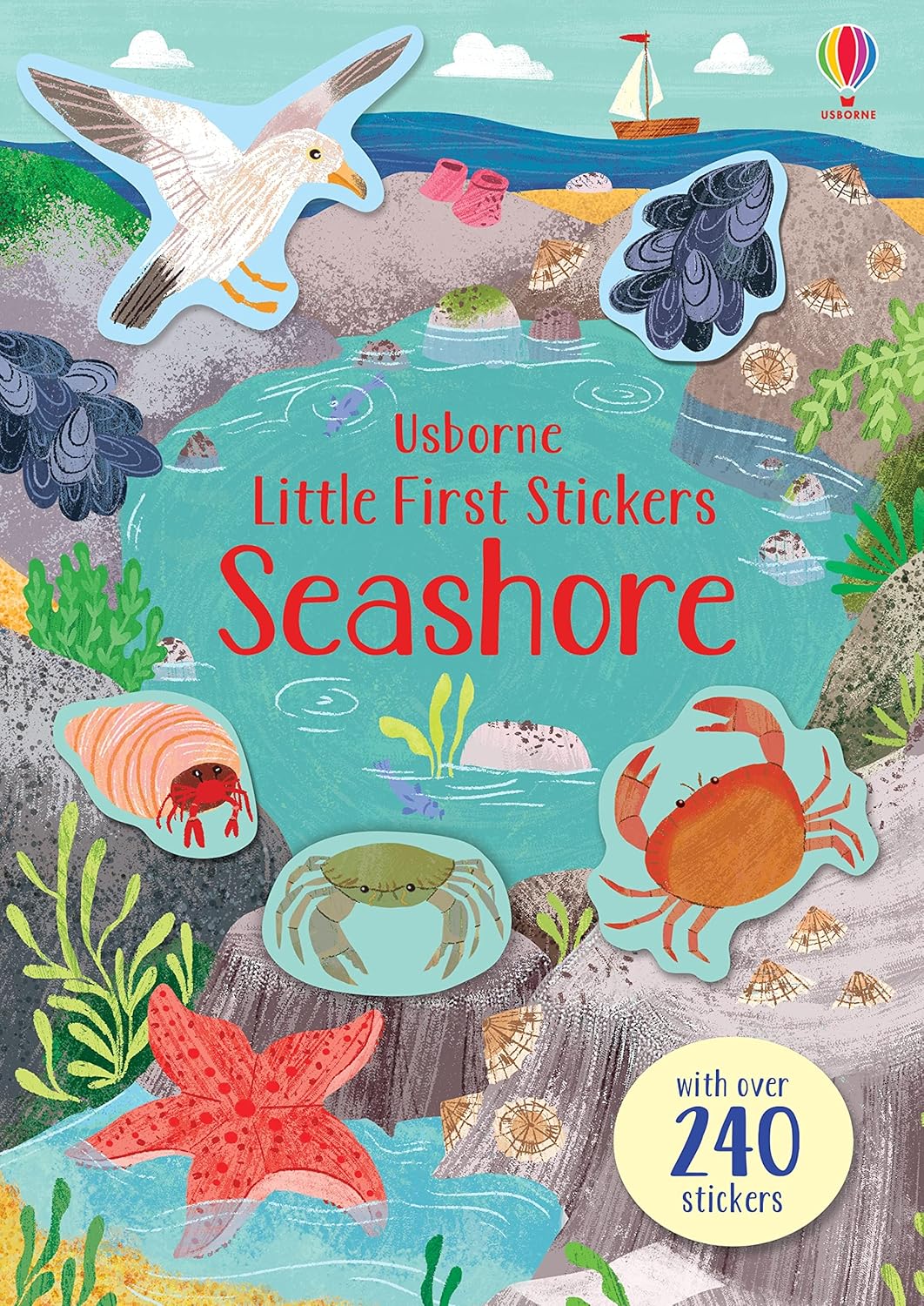 Little First Stickers Seashore: A Fun Beach Activity Book About Sea Creatures and Sandy Scenes for Children (Ages 3-5) by Jessica Greenwell