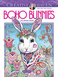 Creative Haven Boho Bunnies Coloring Book (Adult Coloring Books: Animals) by Marjorie Sarnat