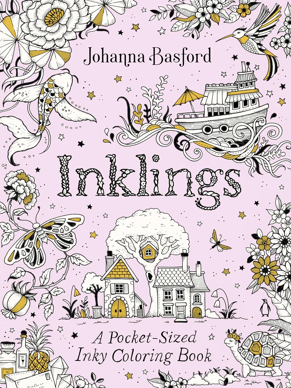 Inklings: A Pocket-Sized Inky Coloring Book by Johanna Basford