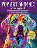 Pop Art Animals Coloring Book: Experience the Stress-Free Brilliance of Coloring Outside the Lines (Design Originals) Stunning Designs from Dean Russo - Dogs, Cats, and Exotic Wildlife Designs by Dean Russo