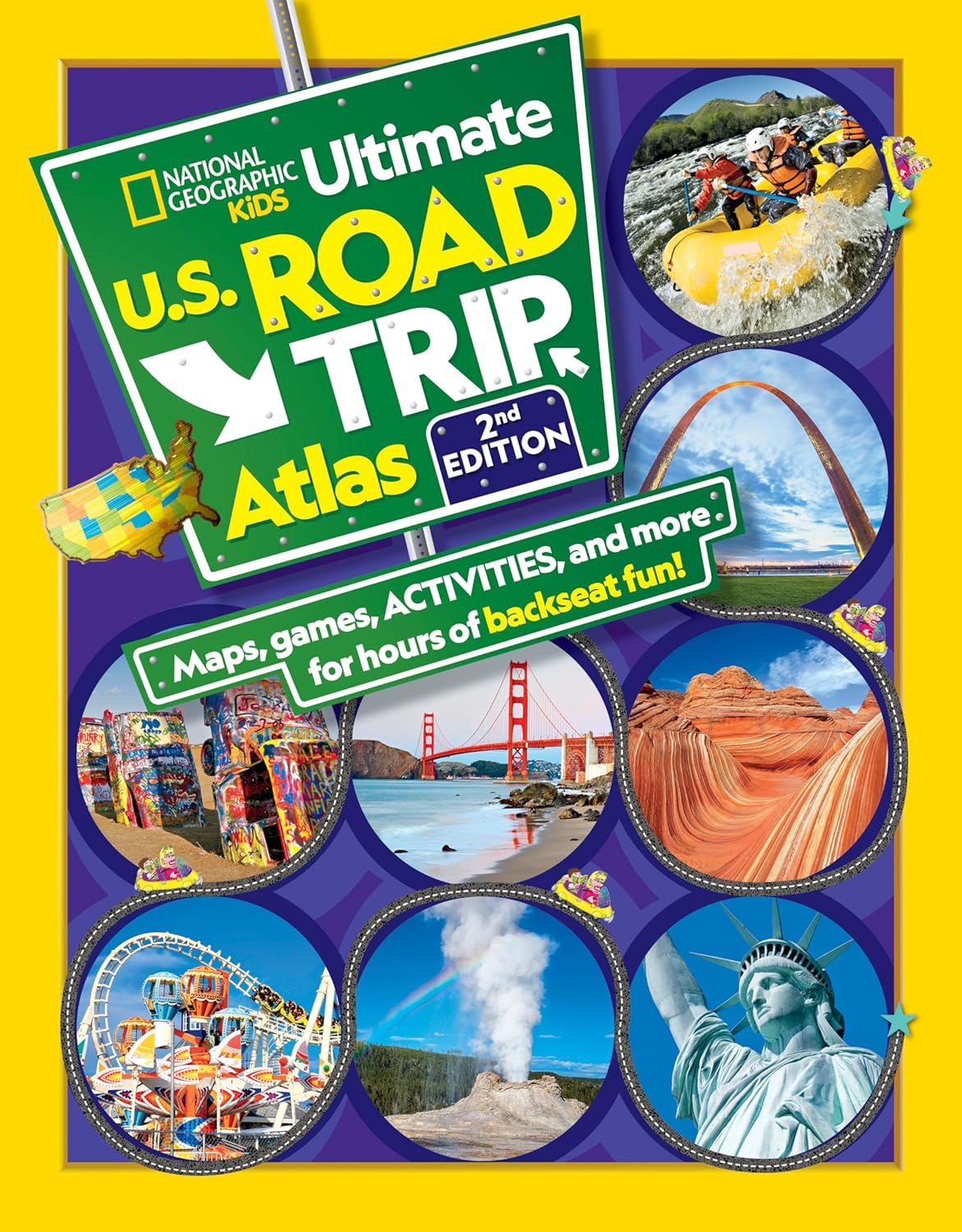 National Geographic Kids Ultimate U.S. Road Trip Atlas, 2nd Edition (NGK Atlases) by Crispin Boyer