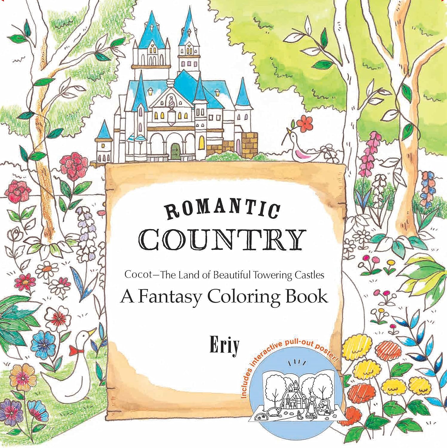 Romantic Country: A Fantasy Coloring Book by Eriy
