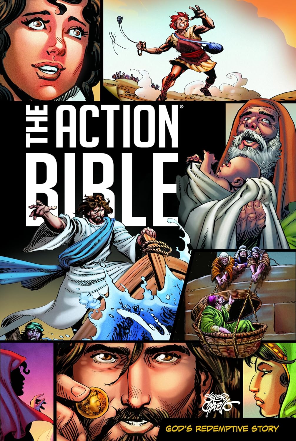 The Action Bible: God's Redemptive Story (Action Bible Series) by Sergio Cariello