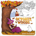 October Woods Coloring Book: A Coloring Book with Cozy Hygge Scenes of a Relaxing Autumn by Jessica Blackburn