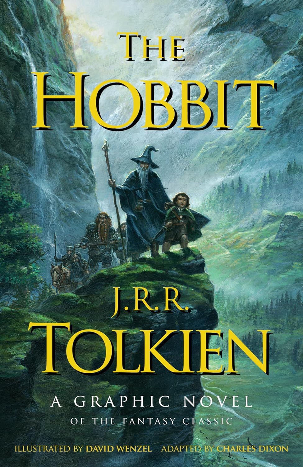 The Hobbit: A Graphic Novel: A Graphic Novel Adaptation of the Classic Fantasy Novel (Hobbit Fantasy Classic) by J. R. R. Tolkien