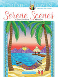 Creative Haven Serene Scenes Coloring Book: Relaxing Illustrations for Adult Colorists (Adult Coloring Books: Calm) by Jessica Mazurkiewicz