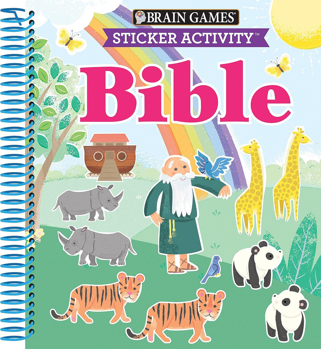 Brain Games - Sticker Activity: Bible (For Kids Ages 3-6) by Publications International Ltd.