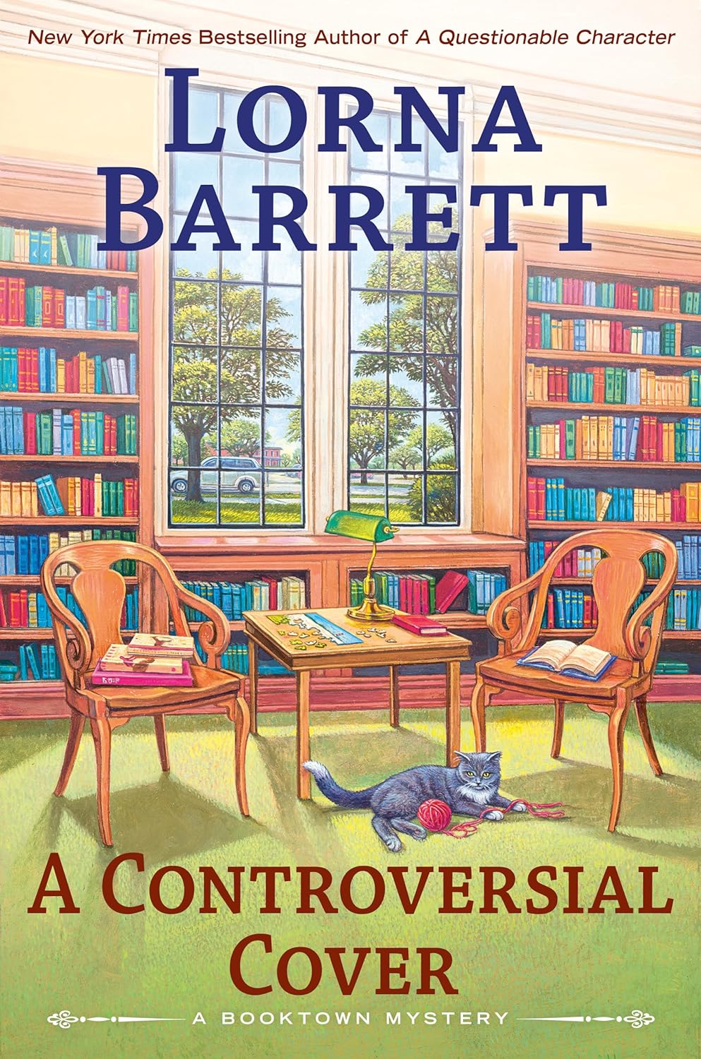 A Controversial Cover (A Booktown Mystery) by Lorna Barrett