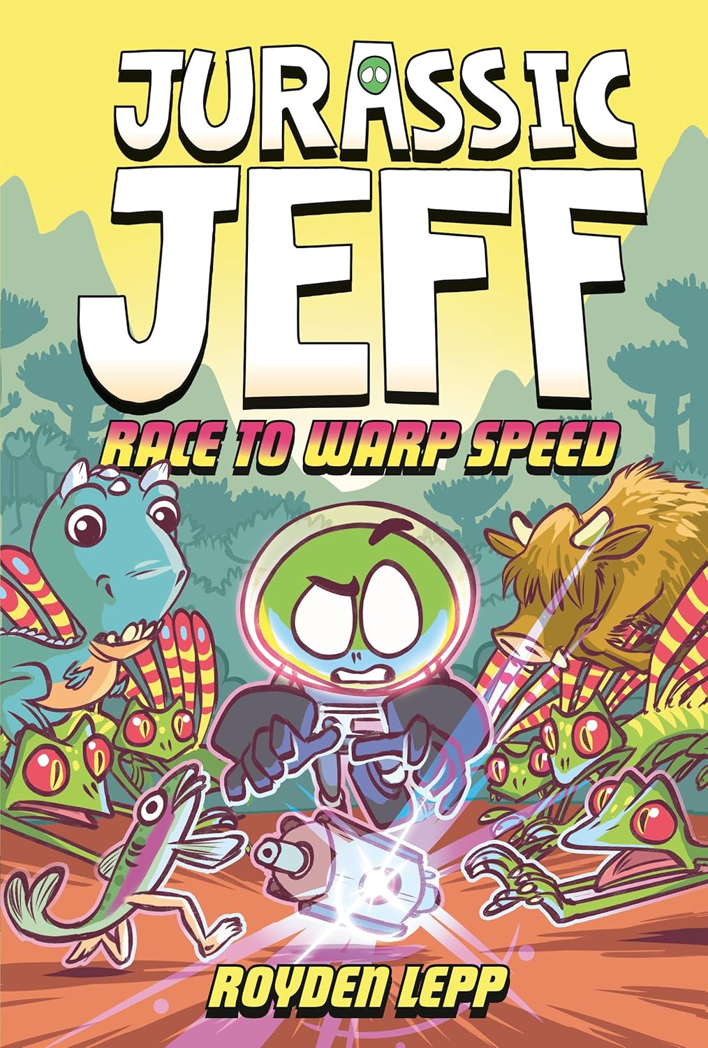 Jurassic Jeff: Race to Warp Speed (Jurassic Jeff Book 2): (A Graphic Novel) by Royden Lepp