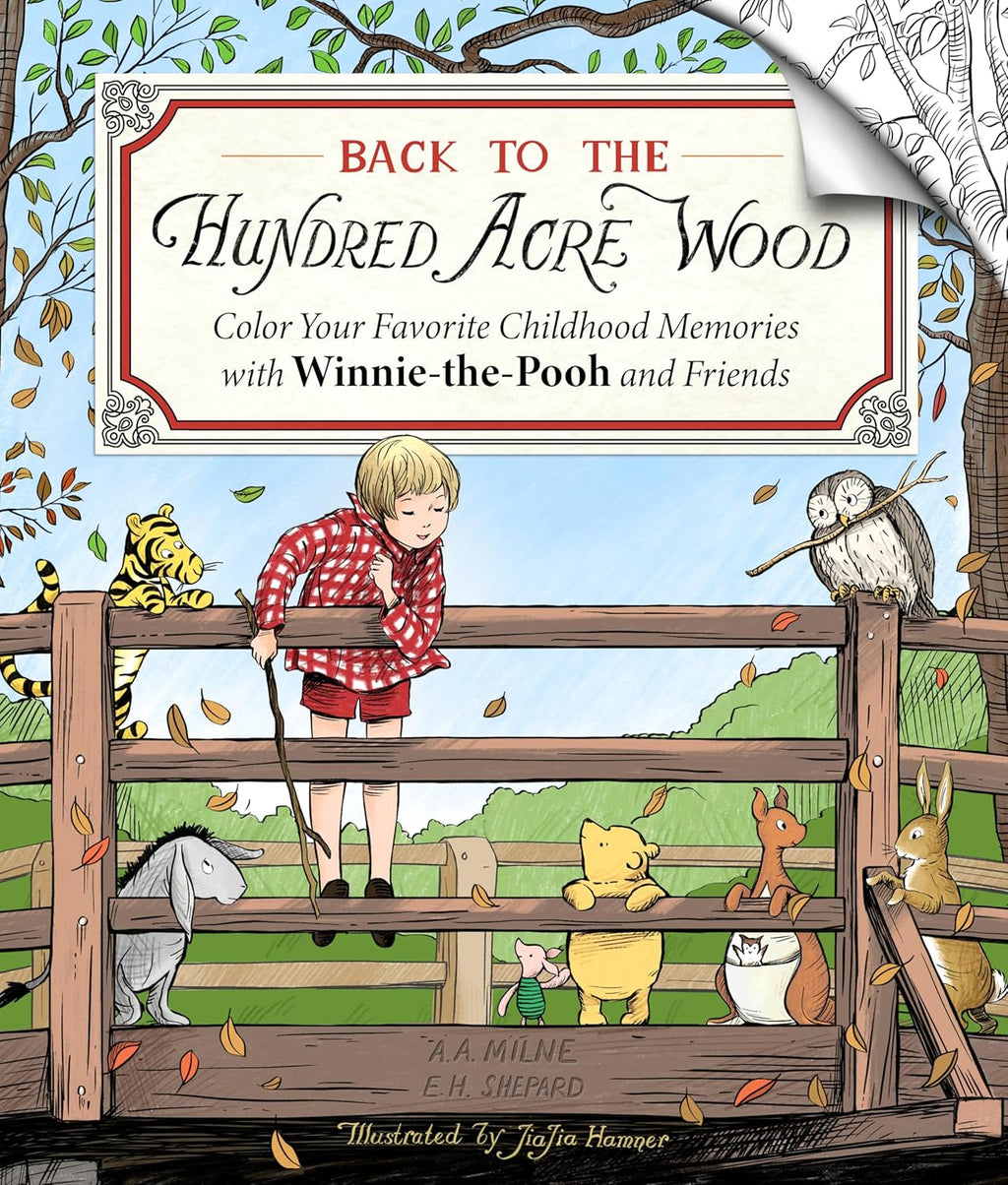 Back to the Hundred Acre Wood: Color Your Favorite Childhood Memories with Winnie-the-Pooh and Friends by JiaJia Hamner