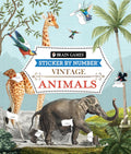 Brain Games - Sticker by Number - Vintage: Animals (28 Images to Sticker) by Publications International Ltd.