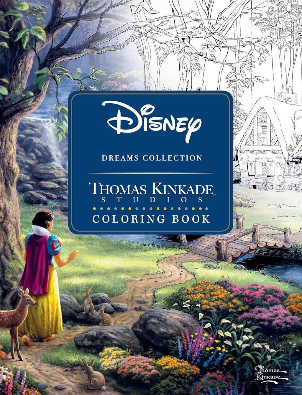 Disney Dreams Collection Thomas Kinkade Studios Coloring Book by Thomas Kinkade