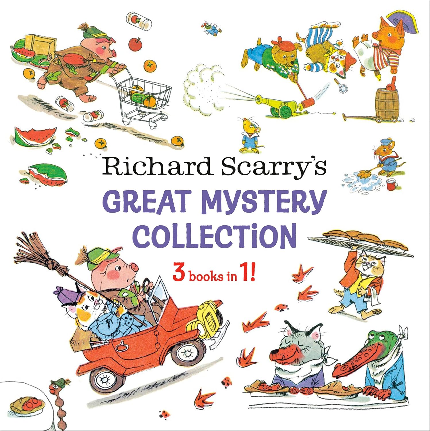 Richard Scarry's Great Mystery Collection: 3-books-in-1! by Richard Scarry