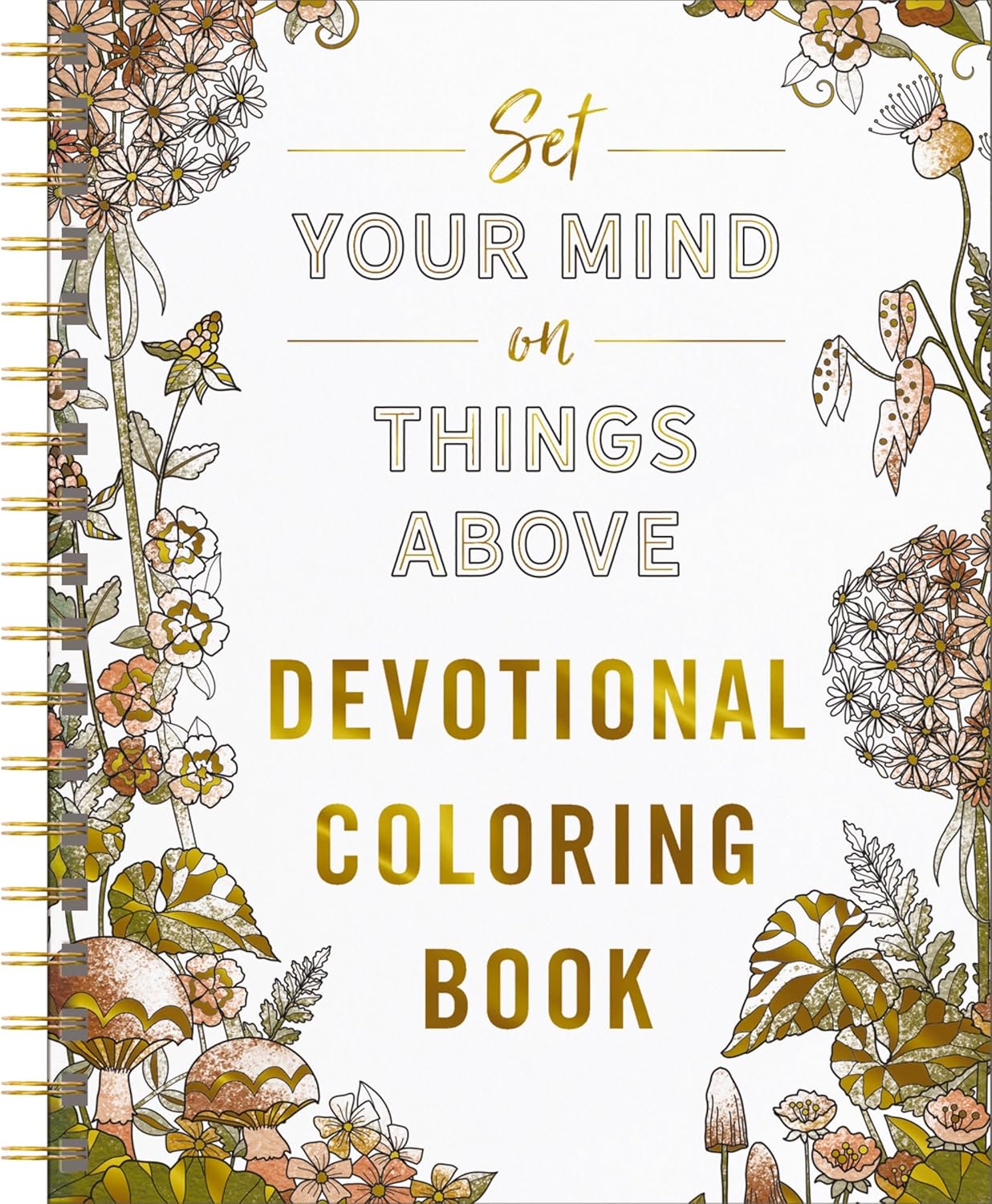 Set Your Mind on Things Above: Devotional Adult Coloring Book (75 Daily Devotions and Coloring Pages to Steady Your Soul) – The Perfect Gift for Christian Women (Faith Inspired Creativity) by DaySpring