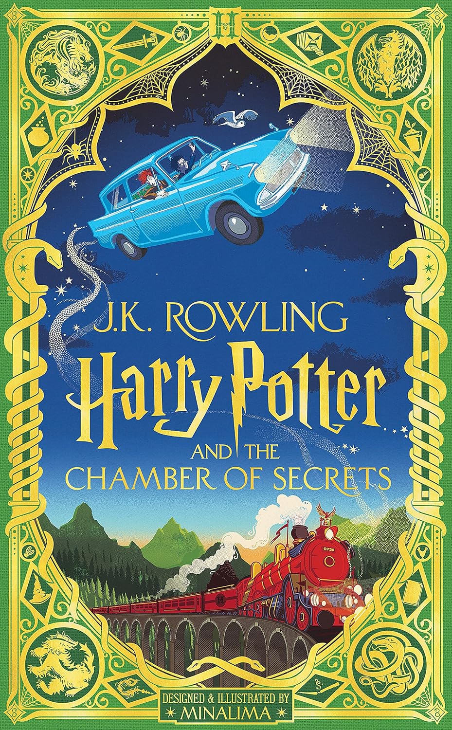 Harry Potter and the Chamber of Secrets (Harry Potter, Book 2) (MinaLima Edition) (Interactive Illustrated Edition) (2) by J. K. Rowling