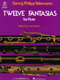 Twelve Fantasias for Solo Flute | Classical Flute Sheet Music Book for Solo Repertoire | Baroque Flute Songbook for Students and Performers | Telemann Flute Method Collection by Philipp Telemann Georg