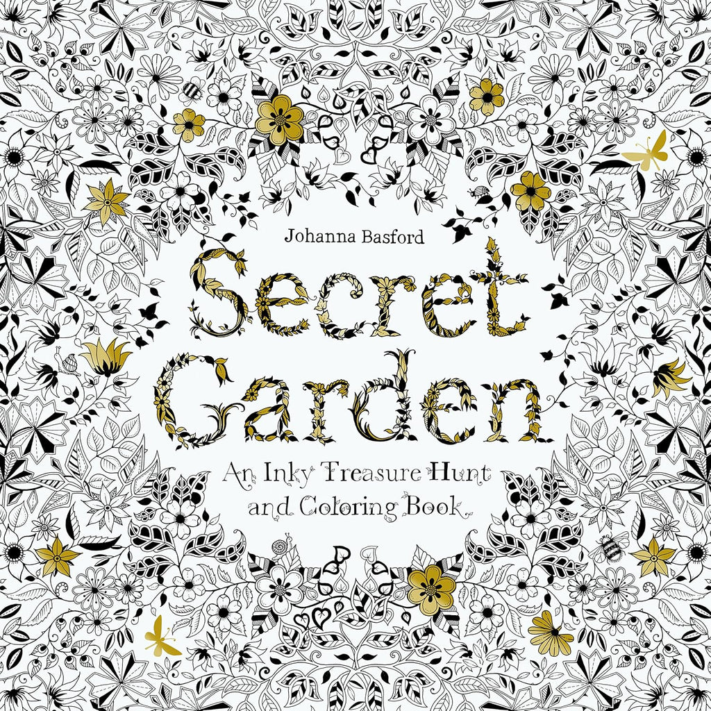 Secret Garden: An Inky Treasure Hunt and Coloring Book for Adults by Johanna Basford